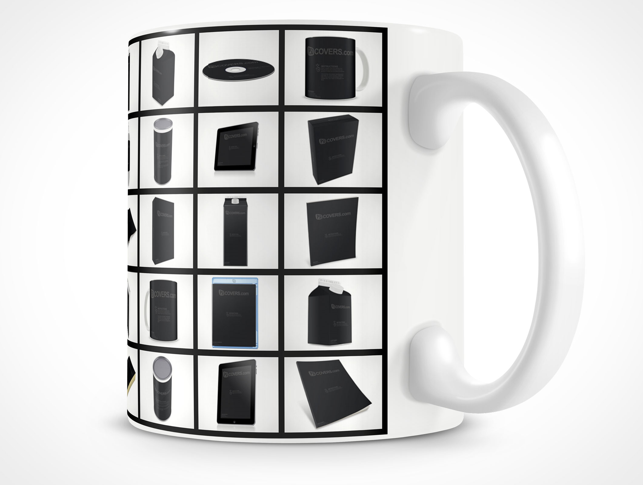 Ceramic Coffee Mug Mockup 3r5