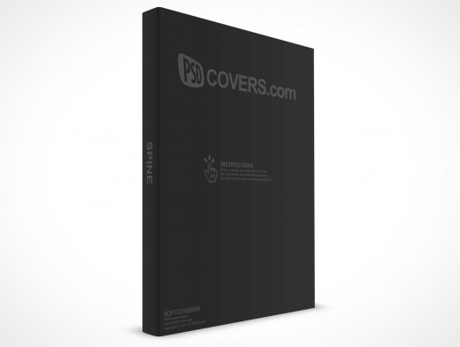 8.5 X 11 Standing Softcover Mockup 1