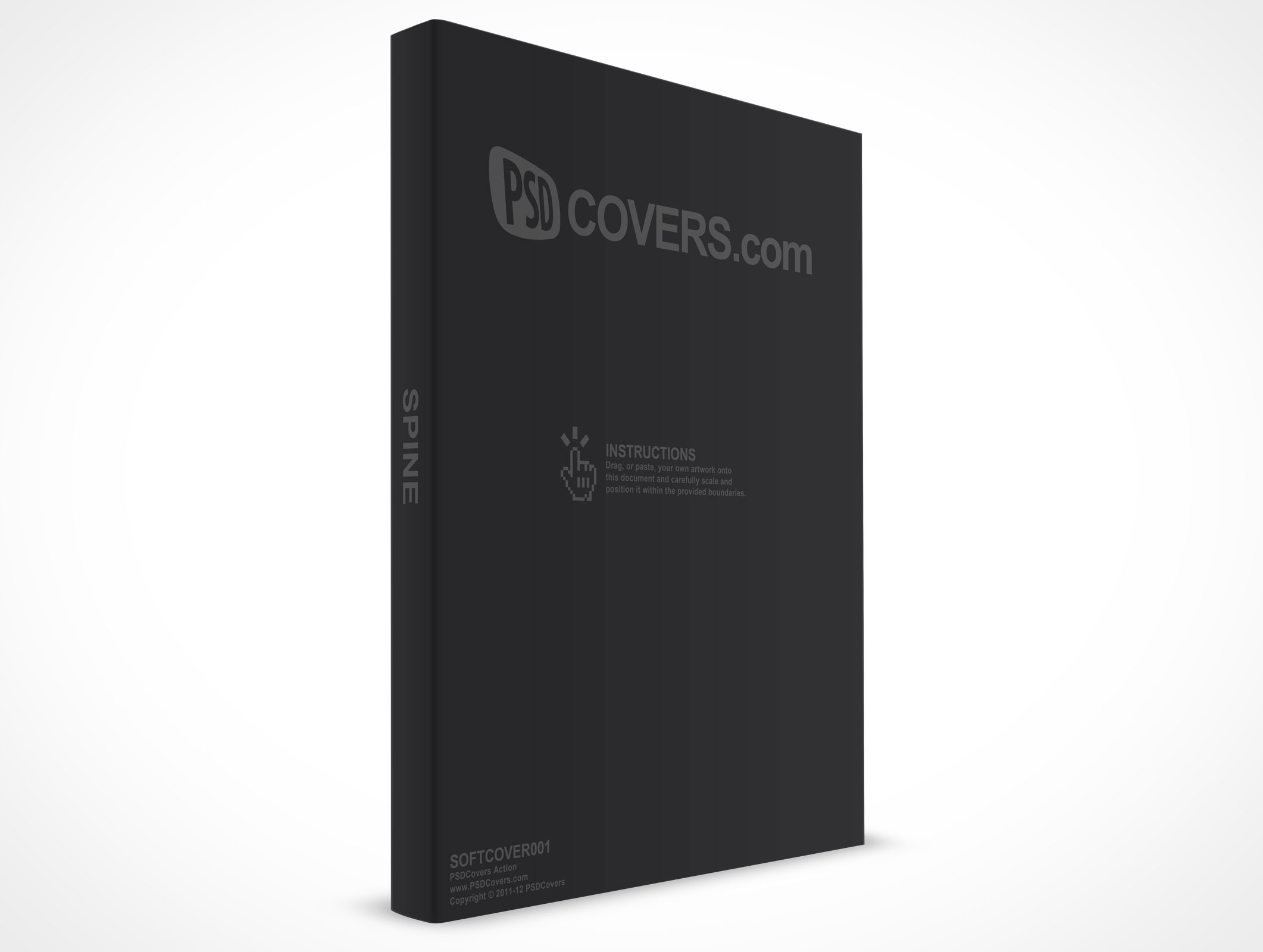 8.5 X 11 Standing Softcover Mockup 1