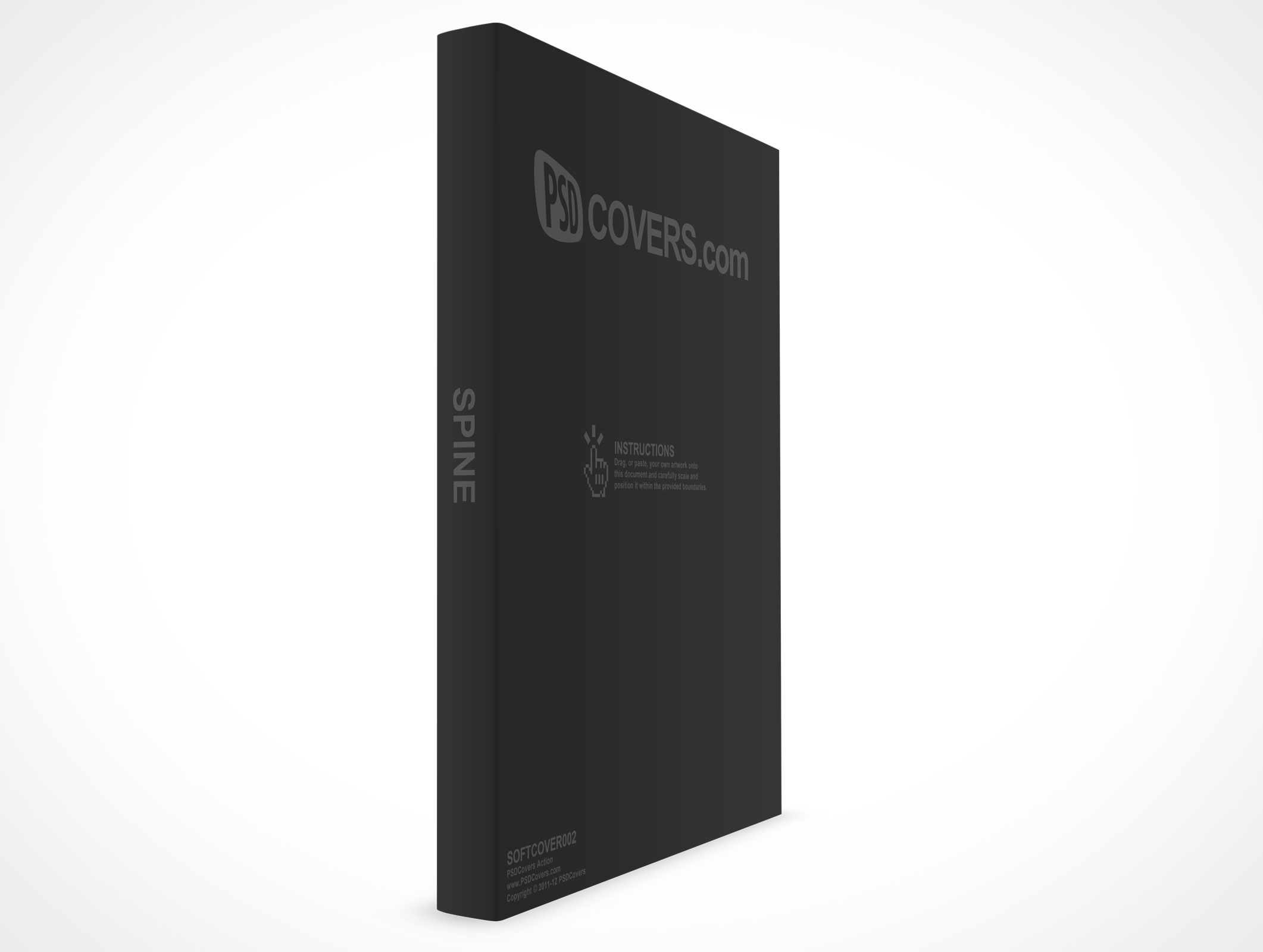 8.5 X 11 Standing Softcover Mockup 2