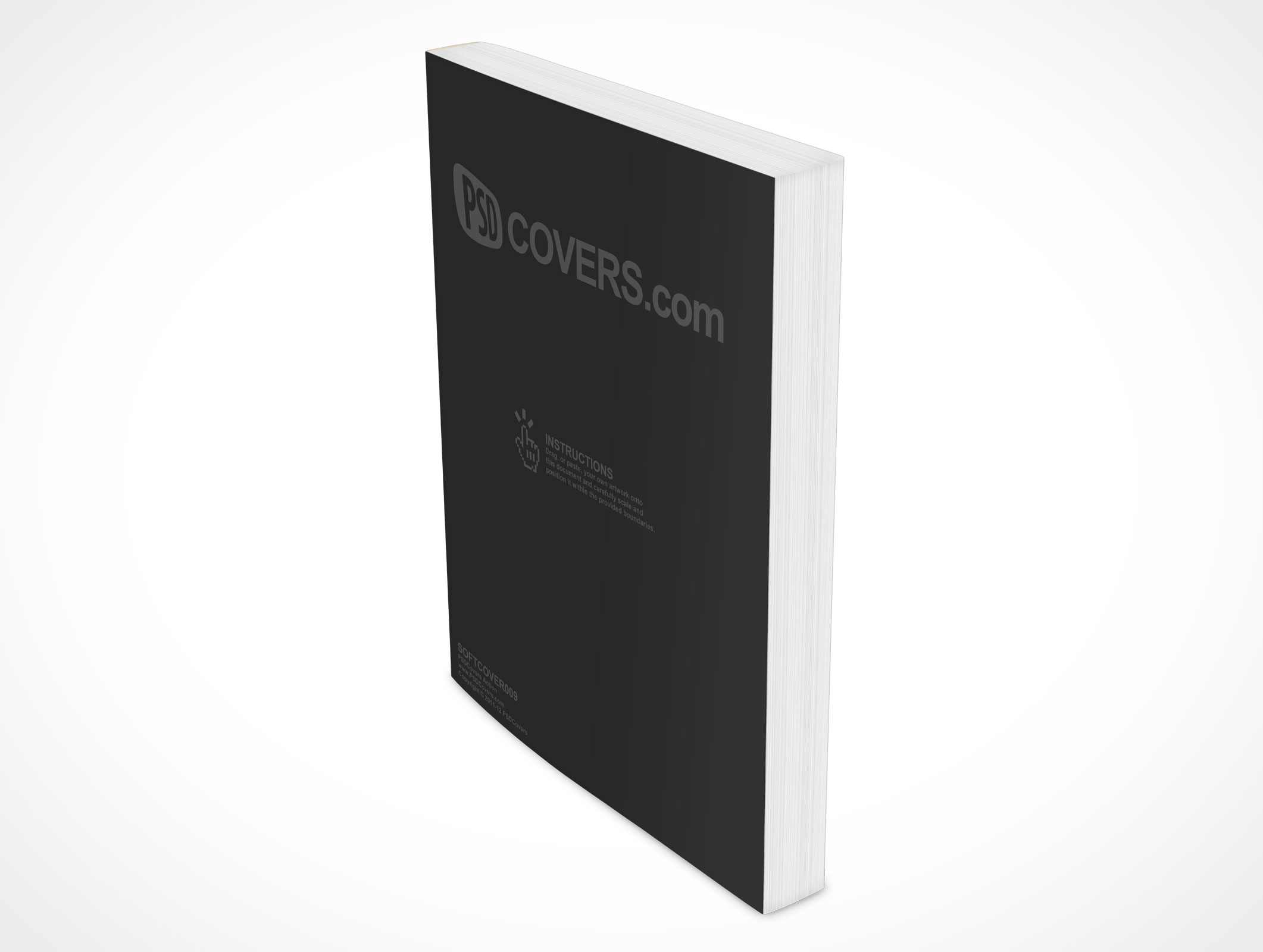 8.5 X 11 Standing Softcover Mockup 9