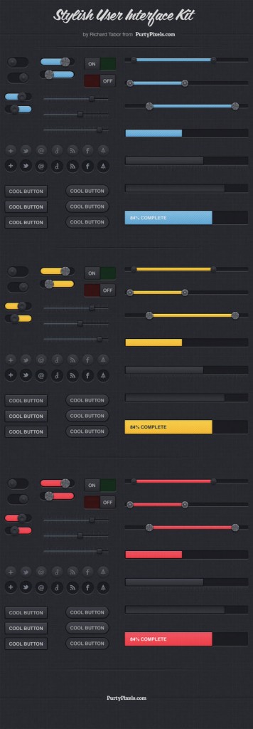 UI PSD GUI Mockup Interface (PSD)