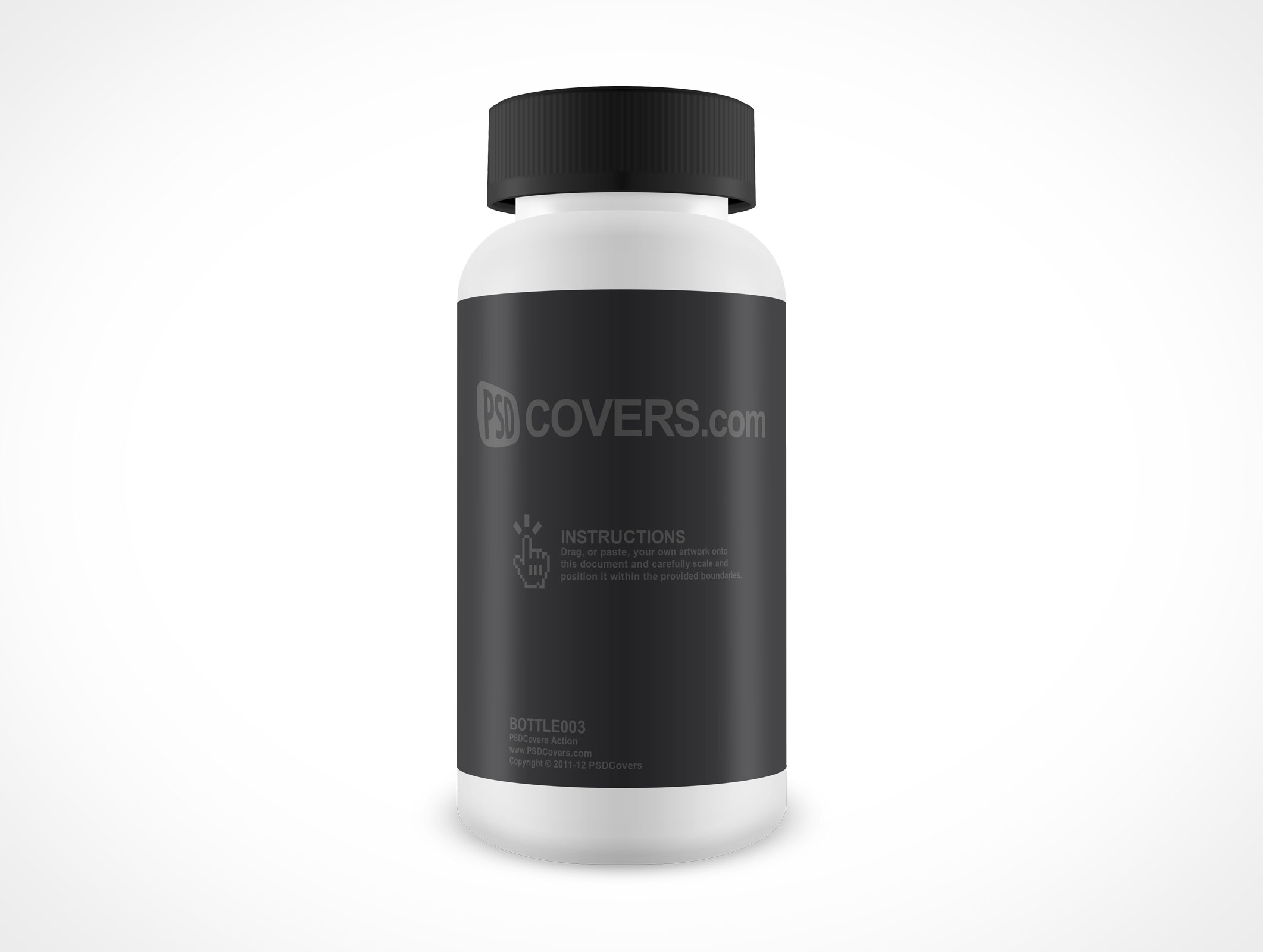 Medicine Pill Bottle Mockup 3