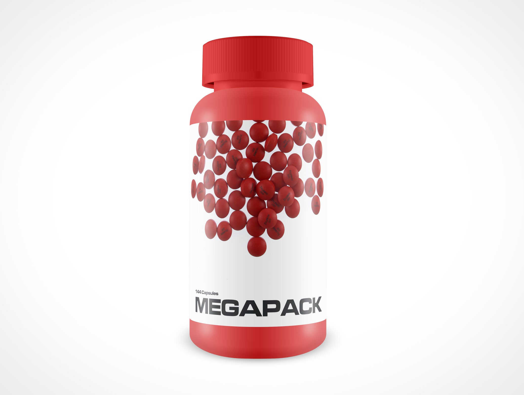 Medicine Pill Bottle Mockup 3r2