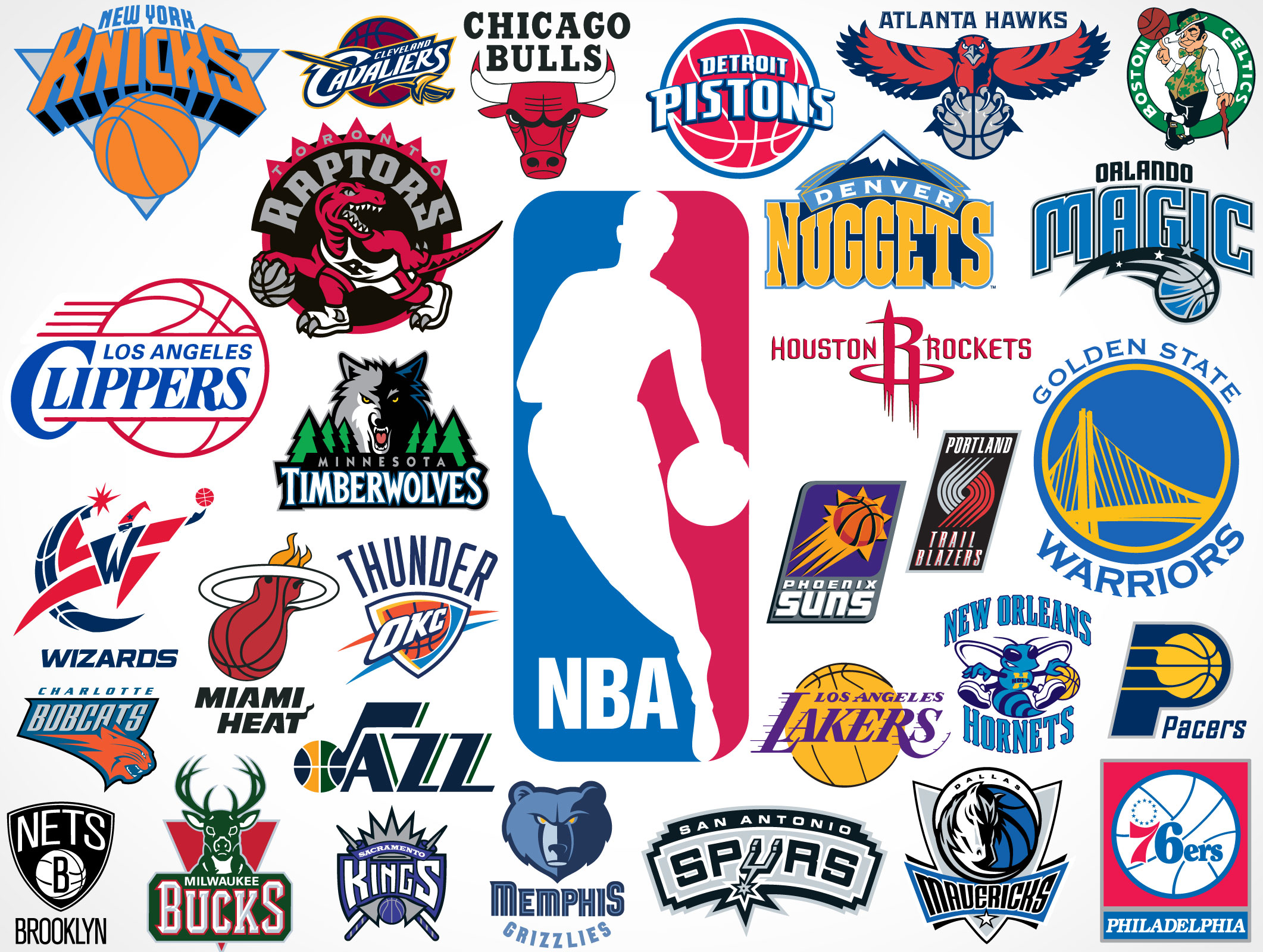 NBA Basketball Team Logos Vector EPS SVG PSD