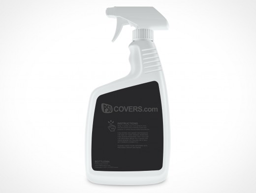 Detergent Spray Bottle Mockup 4