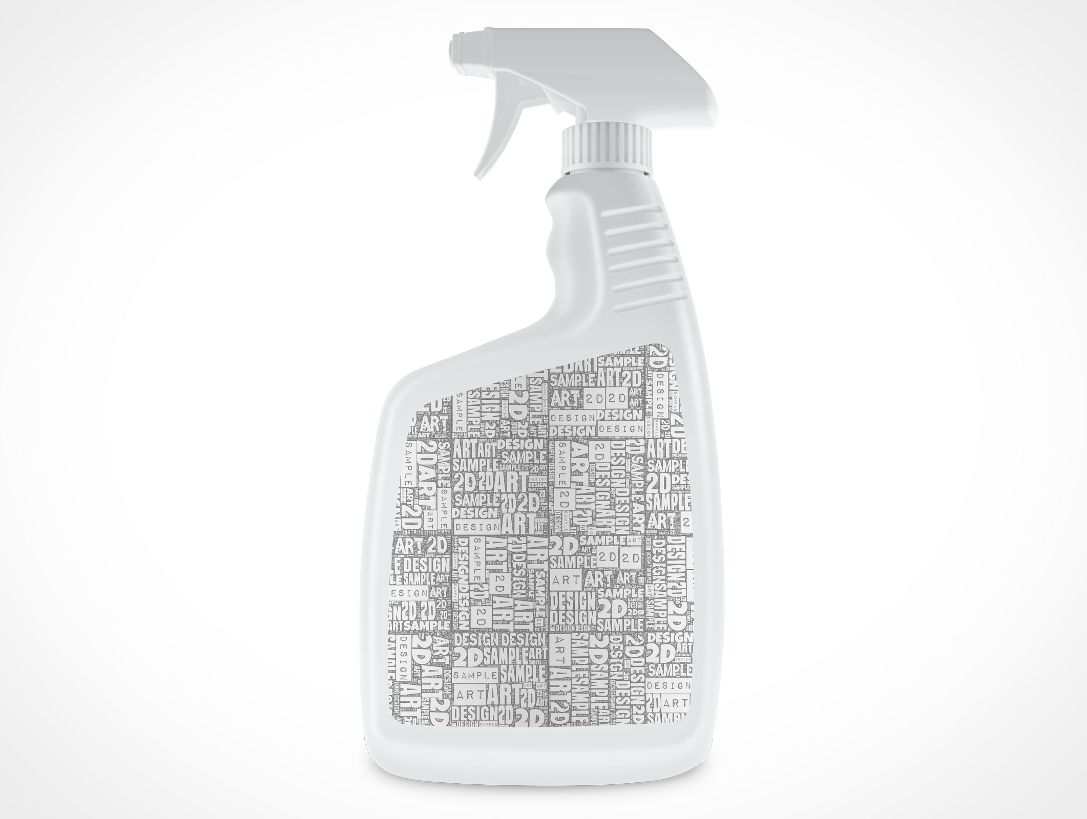 Detergent Spray Bottle Mockup 4r