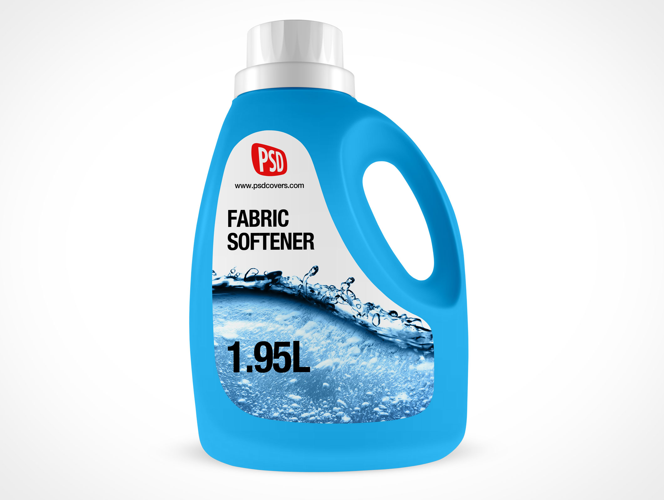 Fabric Detergent Bottle Mockup 5r2