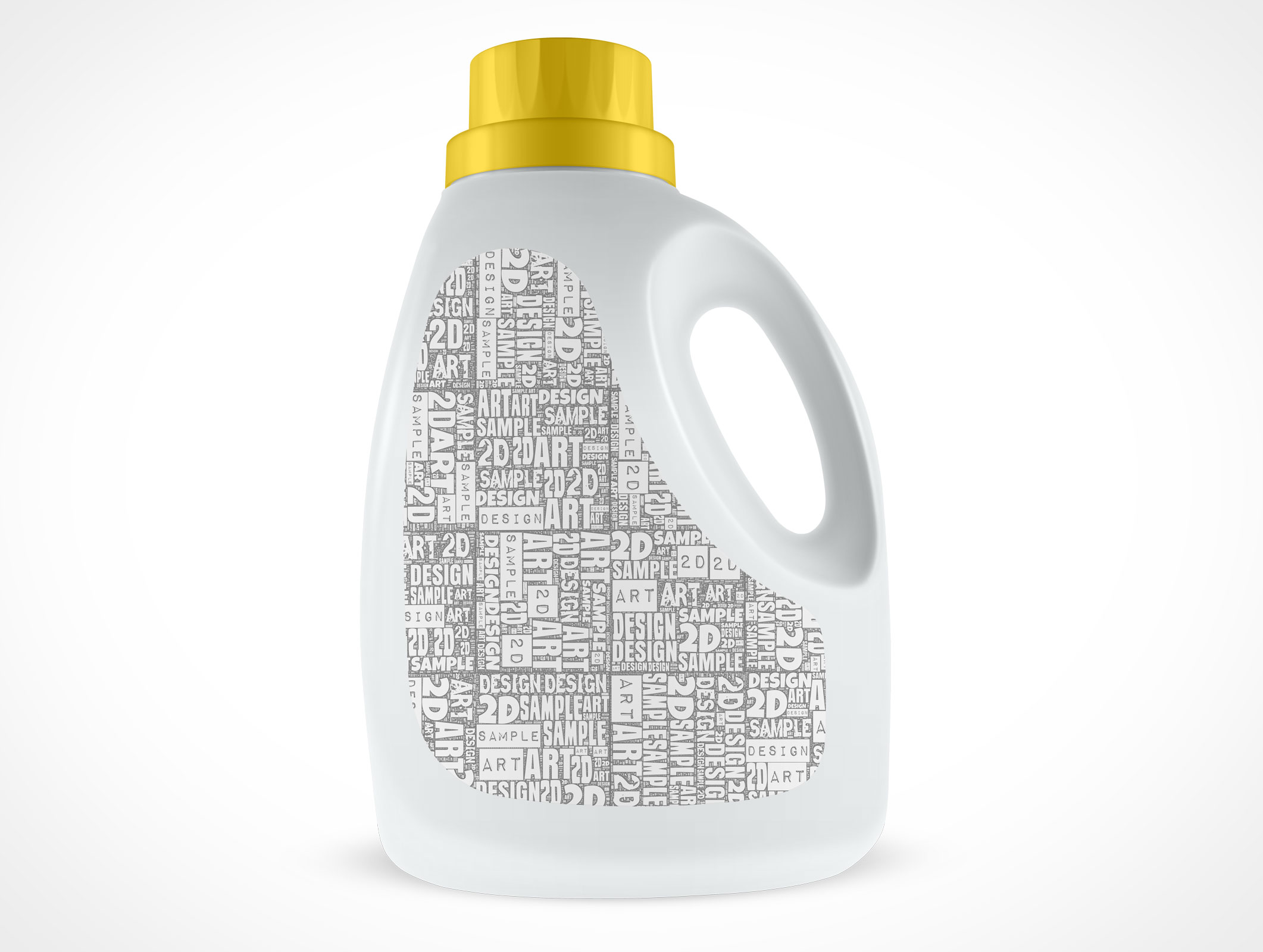 Fabric Detergent Bottle Mockup 5r5