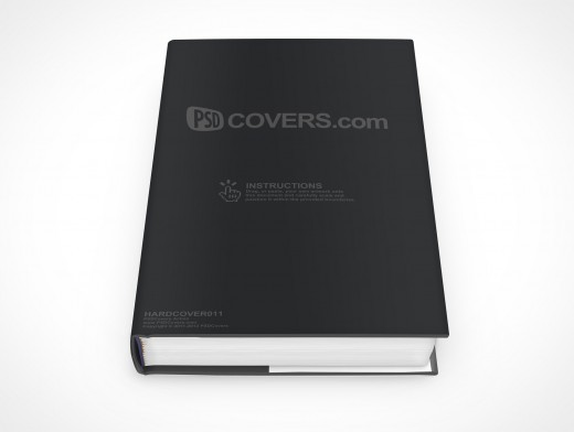Sleeved Hardcover Book Mockup 11