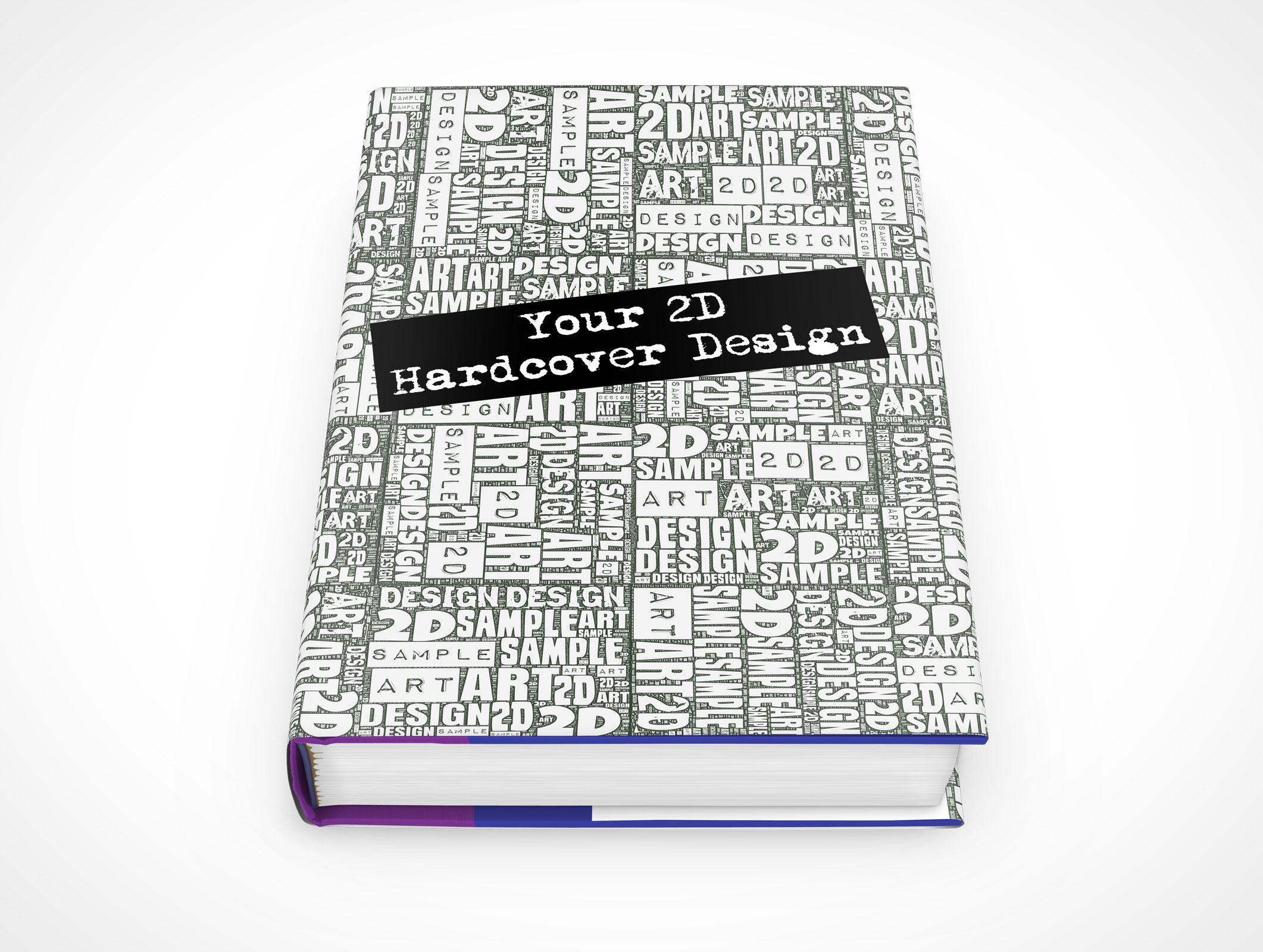 Sleeved Hardcover Book Mockup 11r