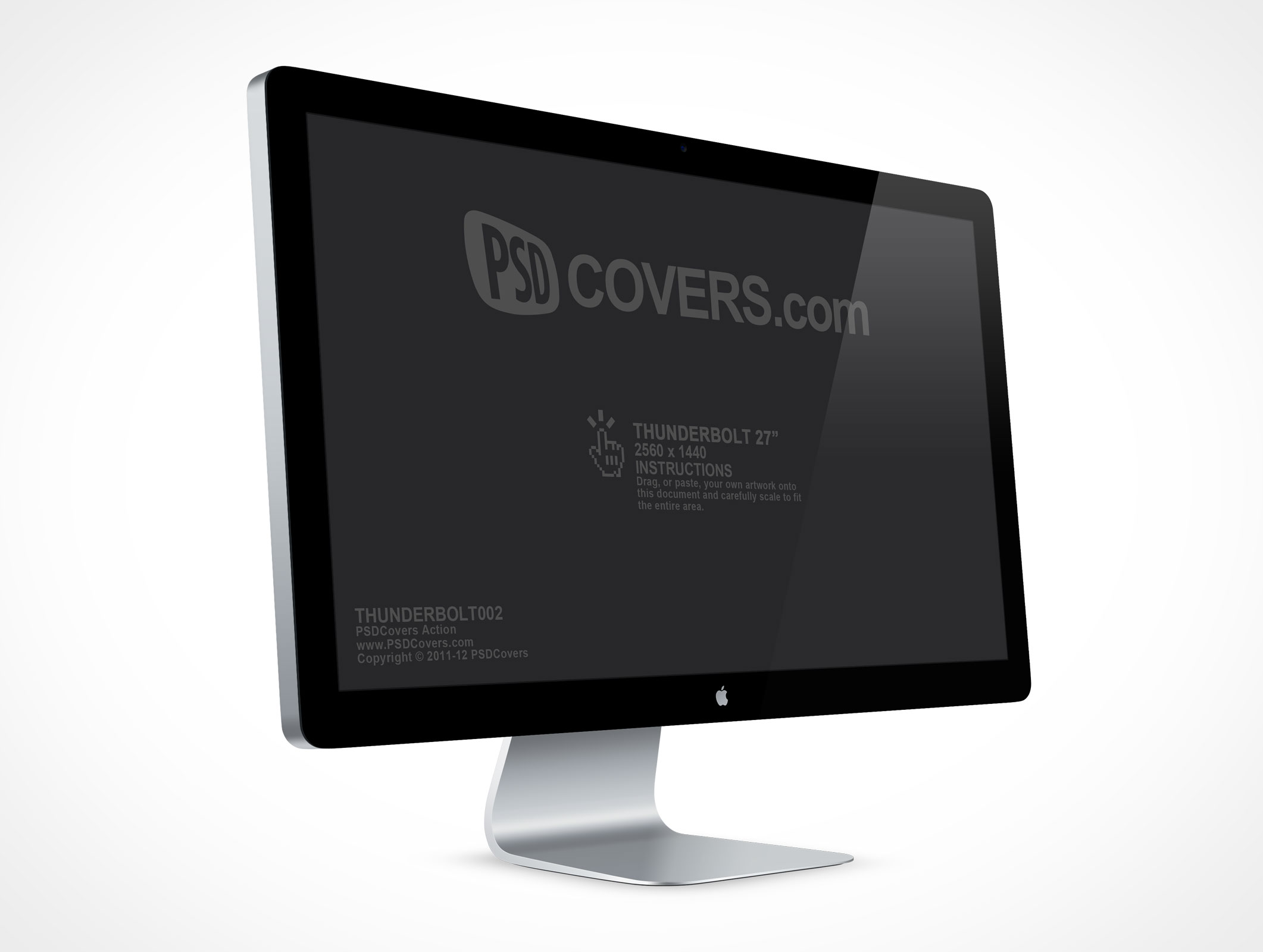 27" Thunderbolt Screen Mockup 2r