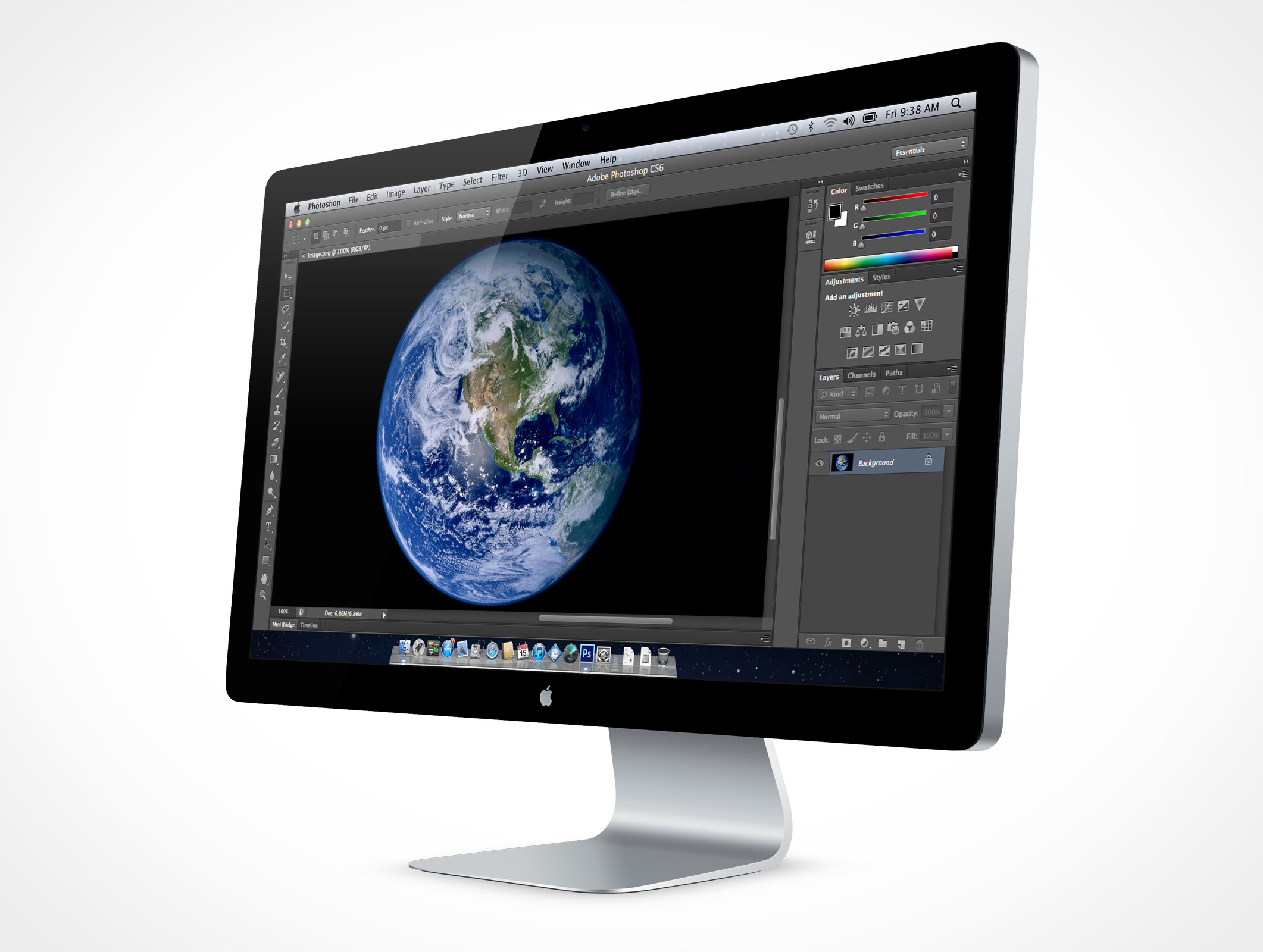 27" Thunderbolt Screen Mockup 3r4