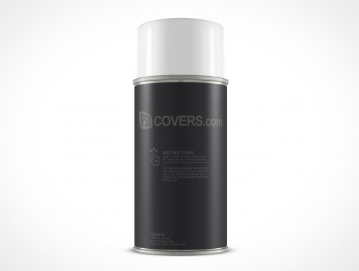 Aerosol Spray Paint Can Mockup 16
