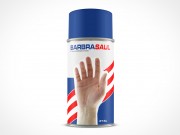 Aerosol Spray Paint Can Mockup 16r