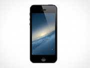 Apple iPhone 5 Retina Mockup PSD Cover Action