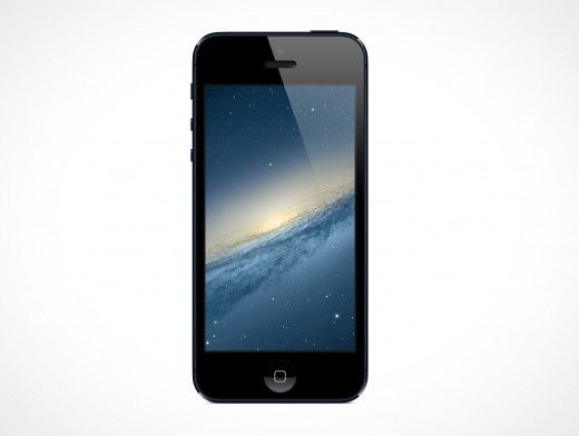 Standing iPhone 5 Mockup 5r