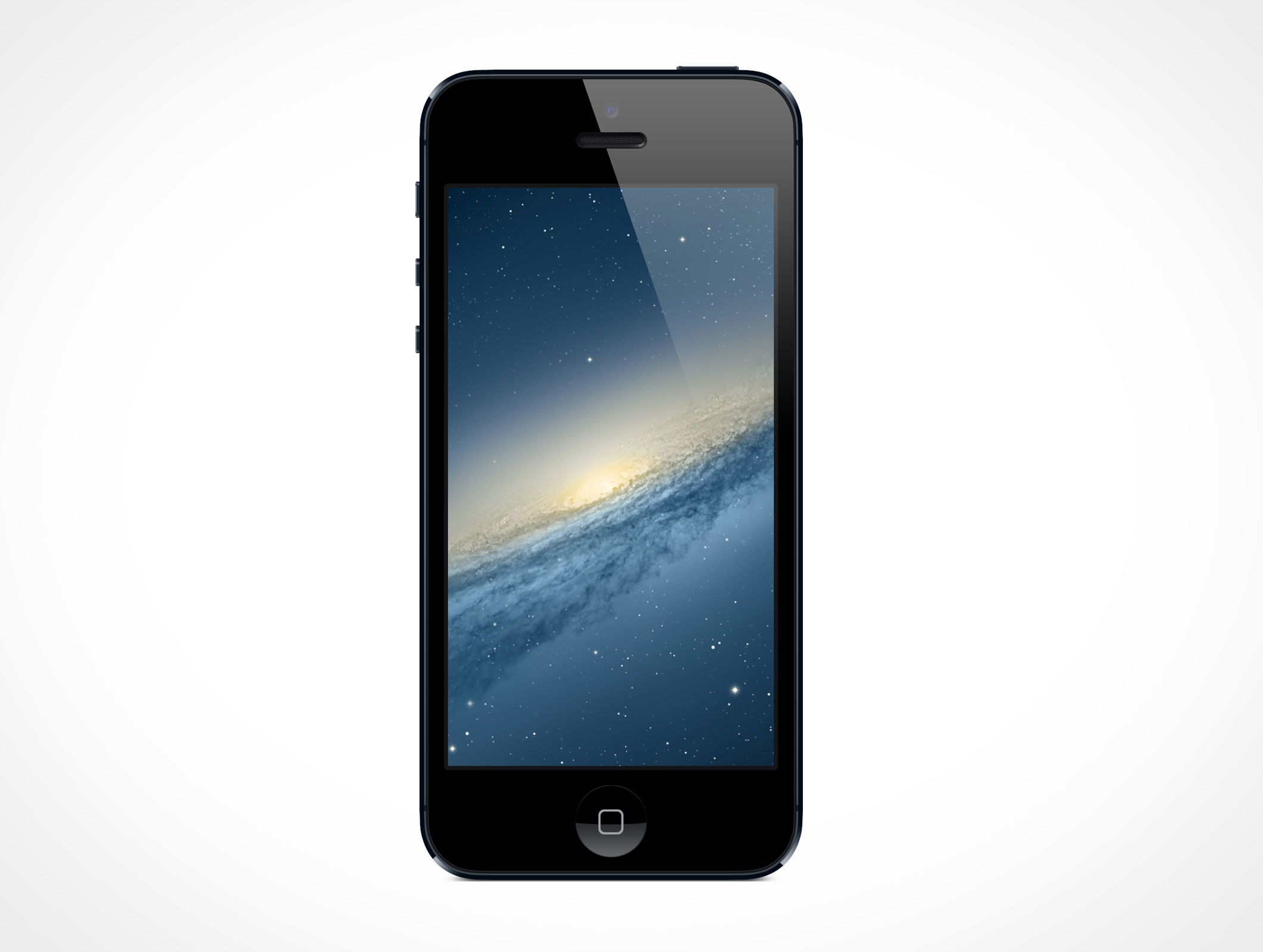 Standing iPhone 5 Mockup 5r