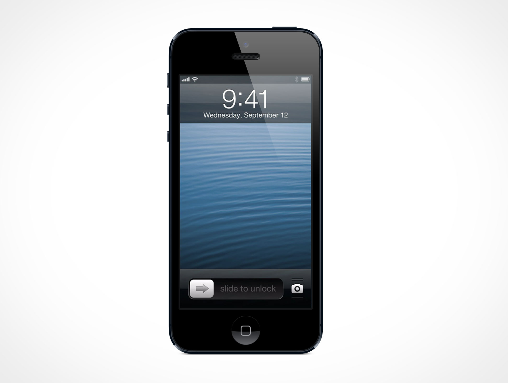 Standing iPhone 5 Mockup 5r3