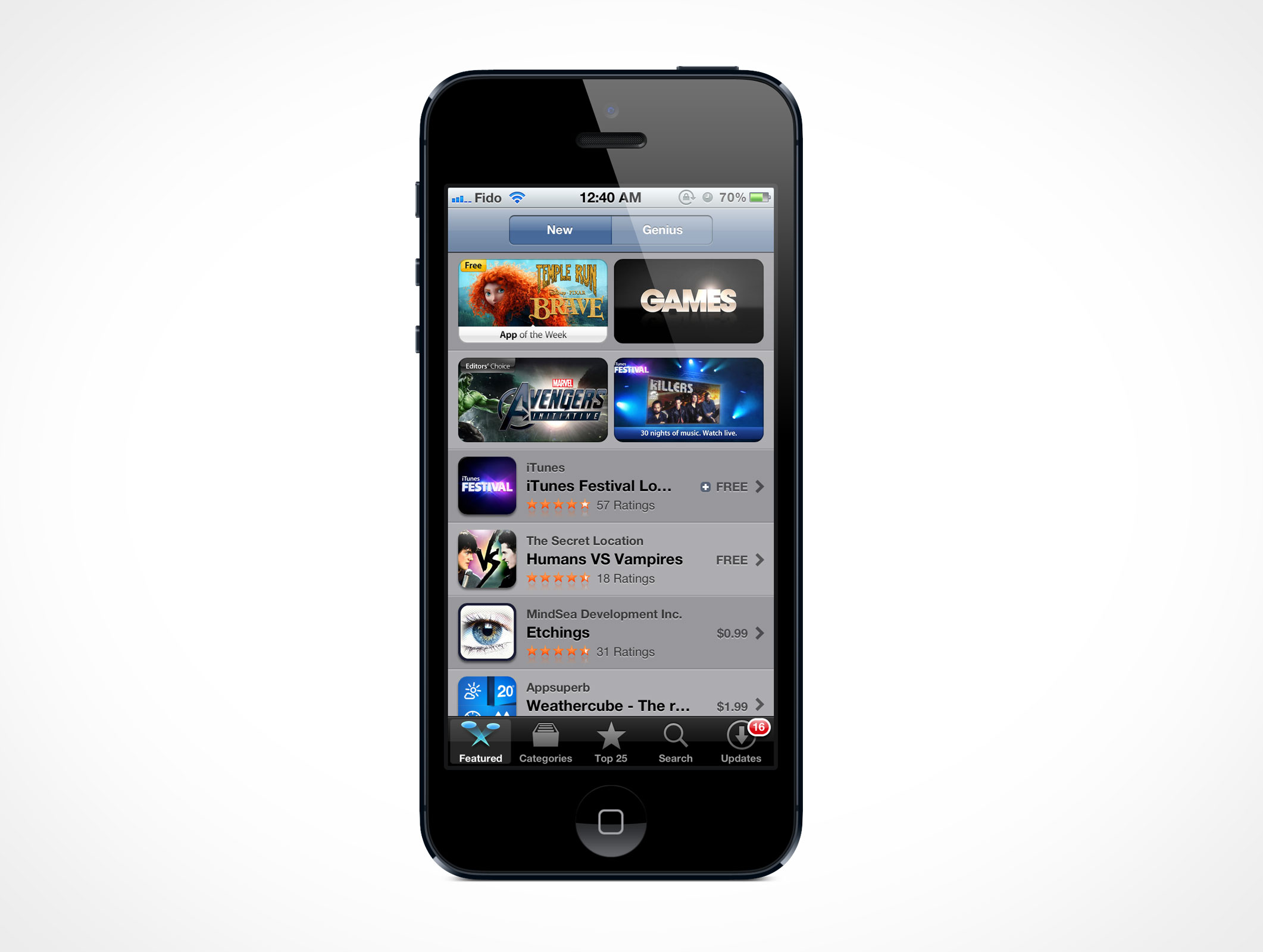 Standing iPhone 5 Mockup 5r4