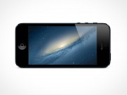Landscape iPhone 5 Retina Mockup PSD Cover Action