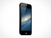 Standing iPhone 5 Mockup 9r