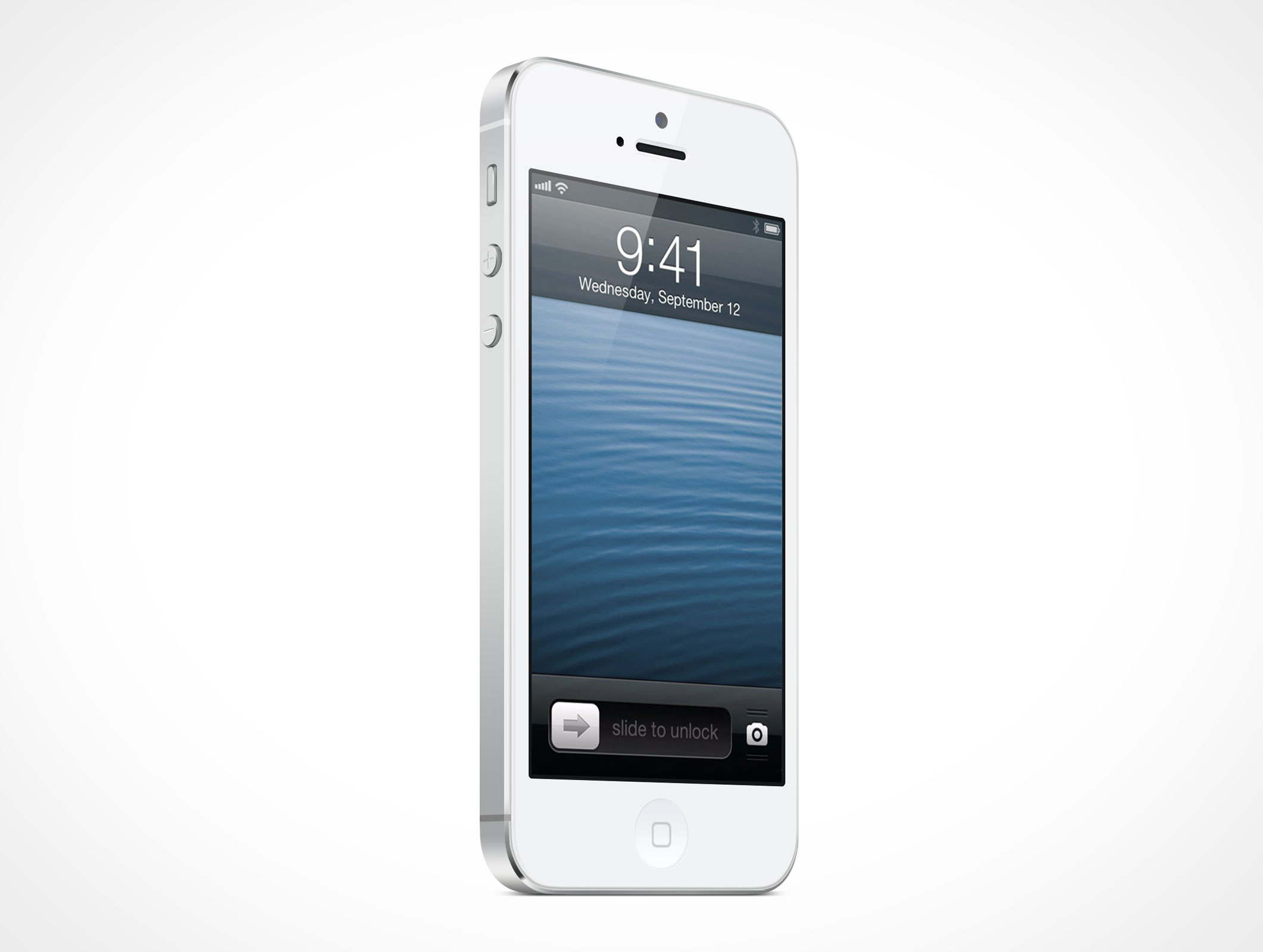 Standing iPhone 5 Mockup 10r4