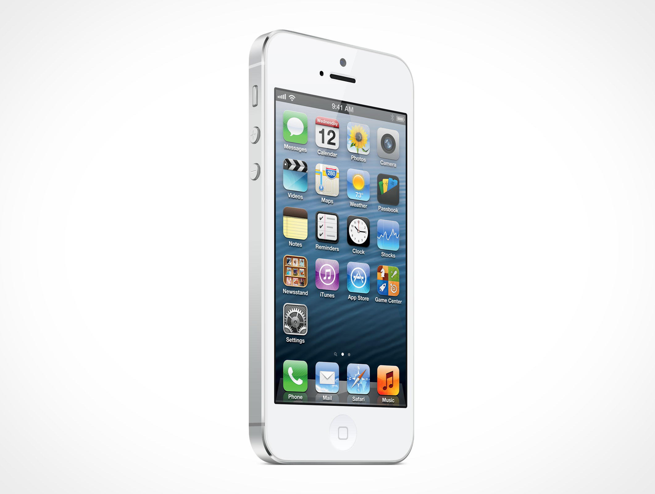 Standing iPhone 5 Mockup 10r5