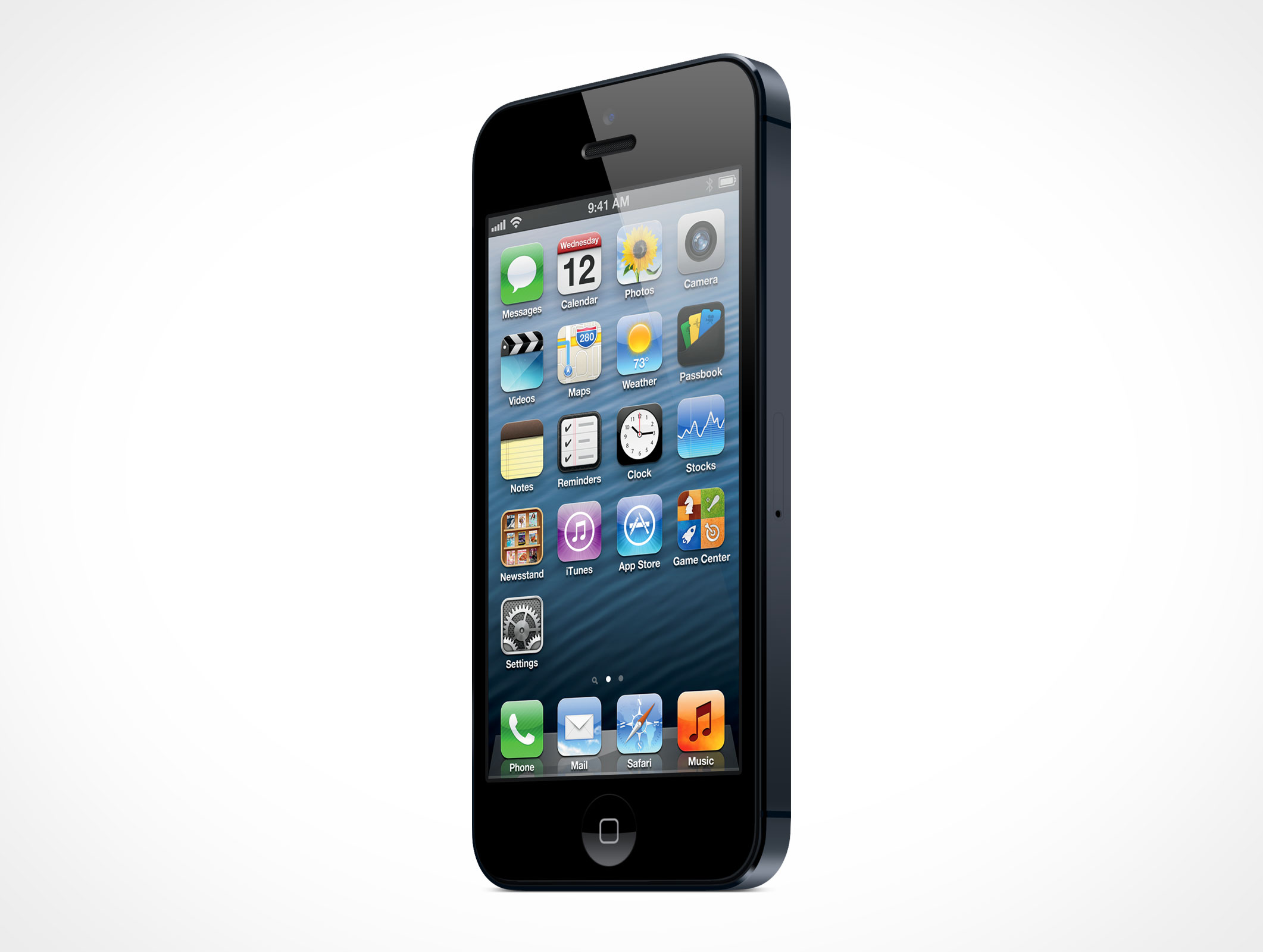 Standing iPhone 5 Mockup 11r2