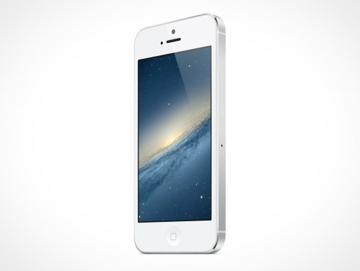 Standing iPhone 5 Mockup 12r