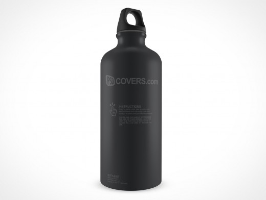 Standing Water Bottle Mockup 7