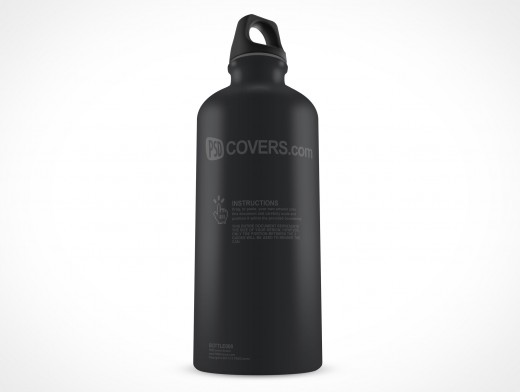 Aluminum Water Bottle Mockup 8