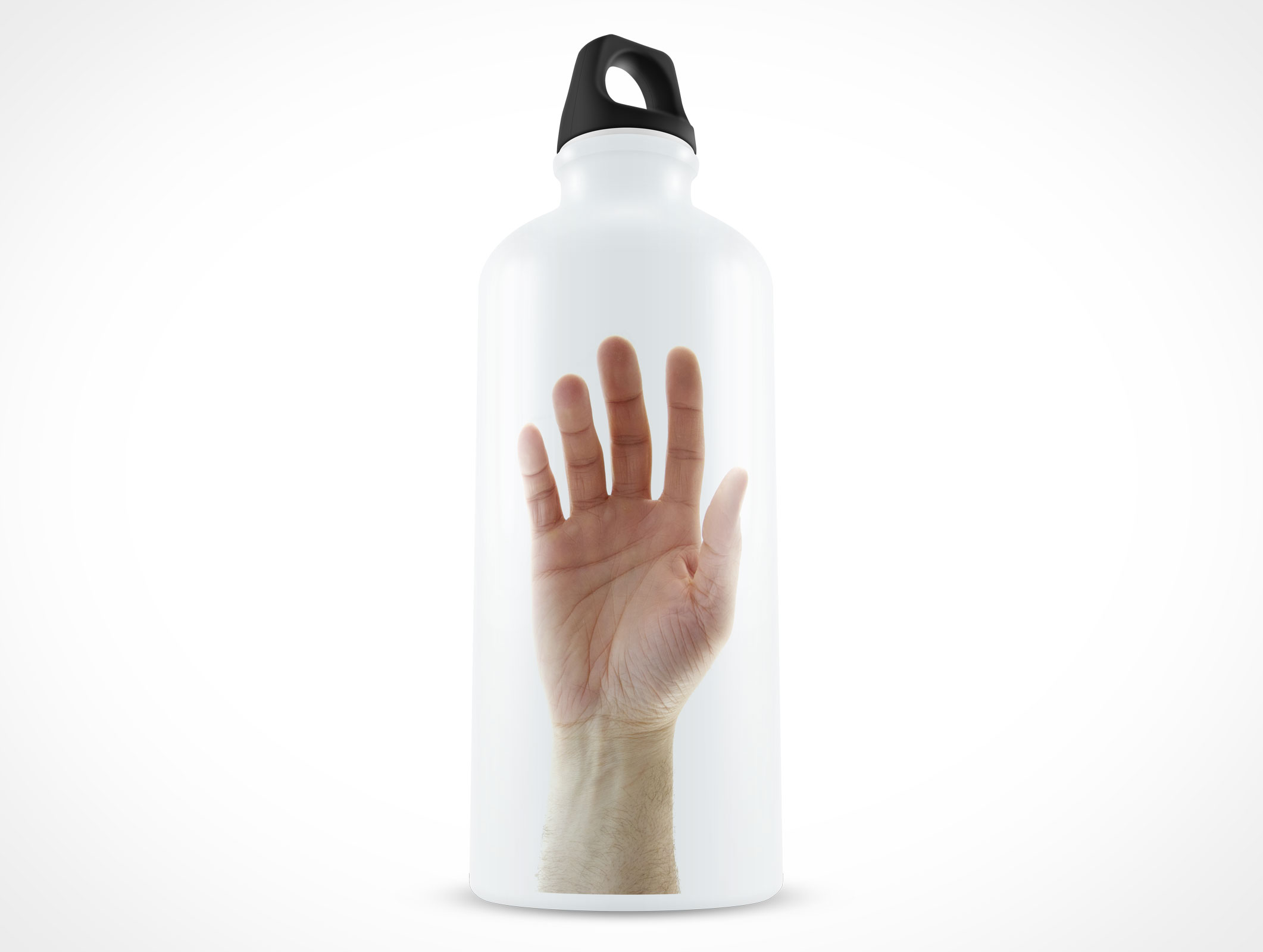 Aluminum Water Bottle Mockup 8r4