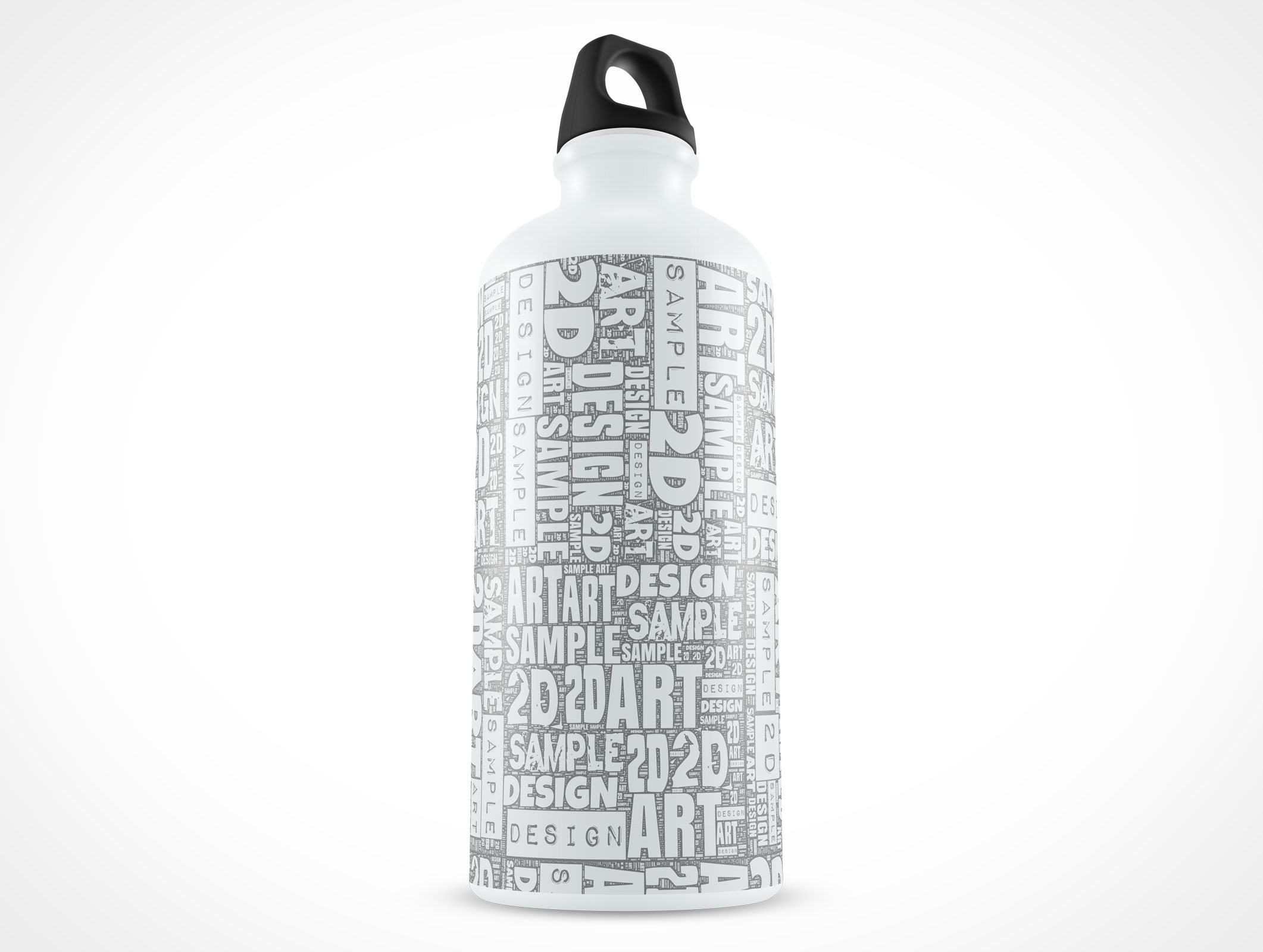 Aluminum Water Bottle Mockup 8r5