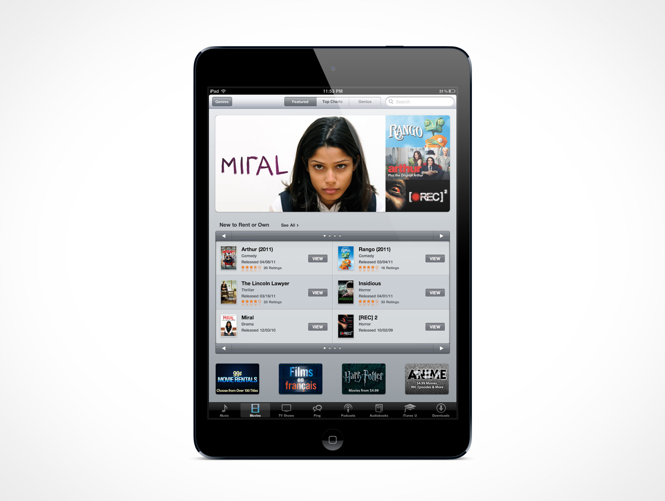 Standing iPad Mini Mockup 1r