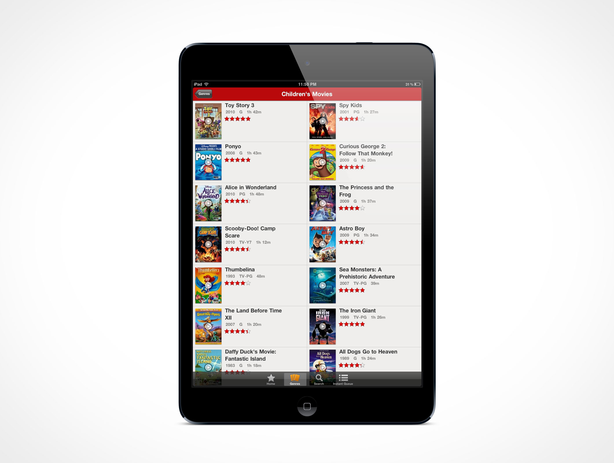 Standing iPad Mini Mockup 1r2