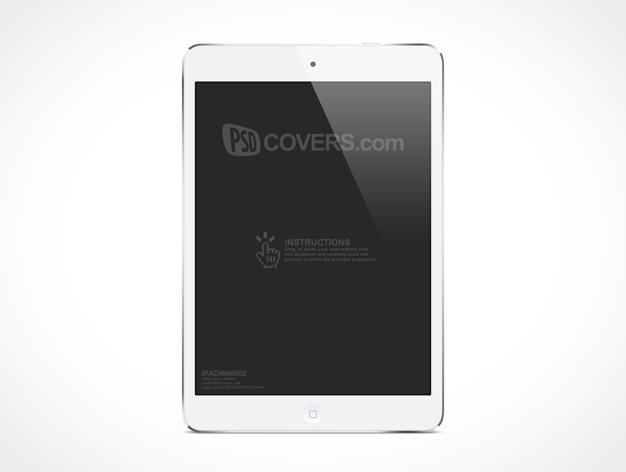 Standing iPad Mini Mockup 2