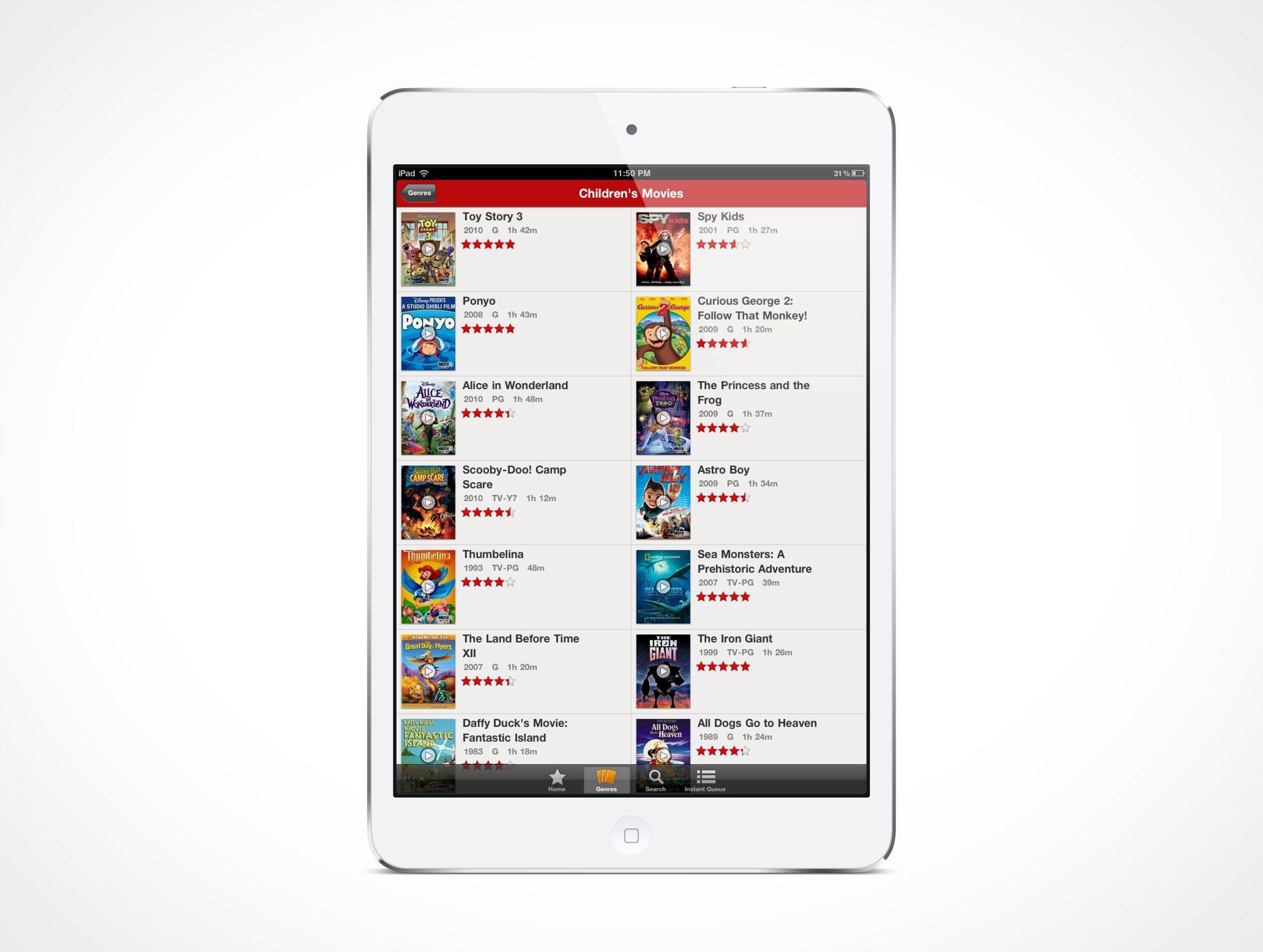 Standing iPad Mini Mockup 2r