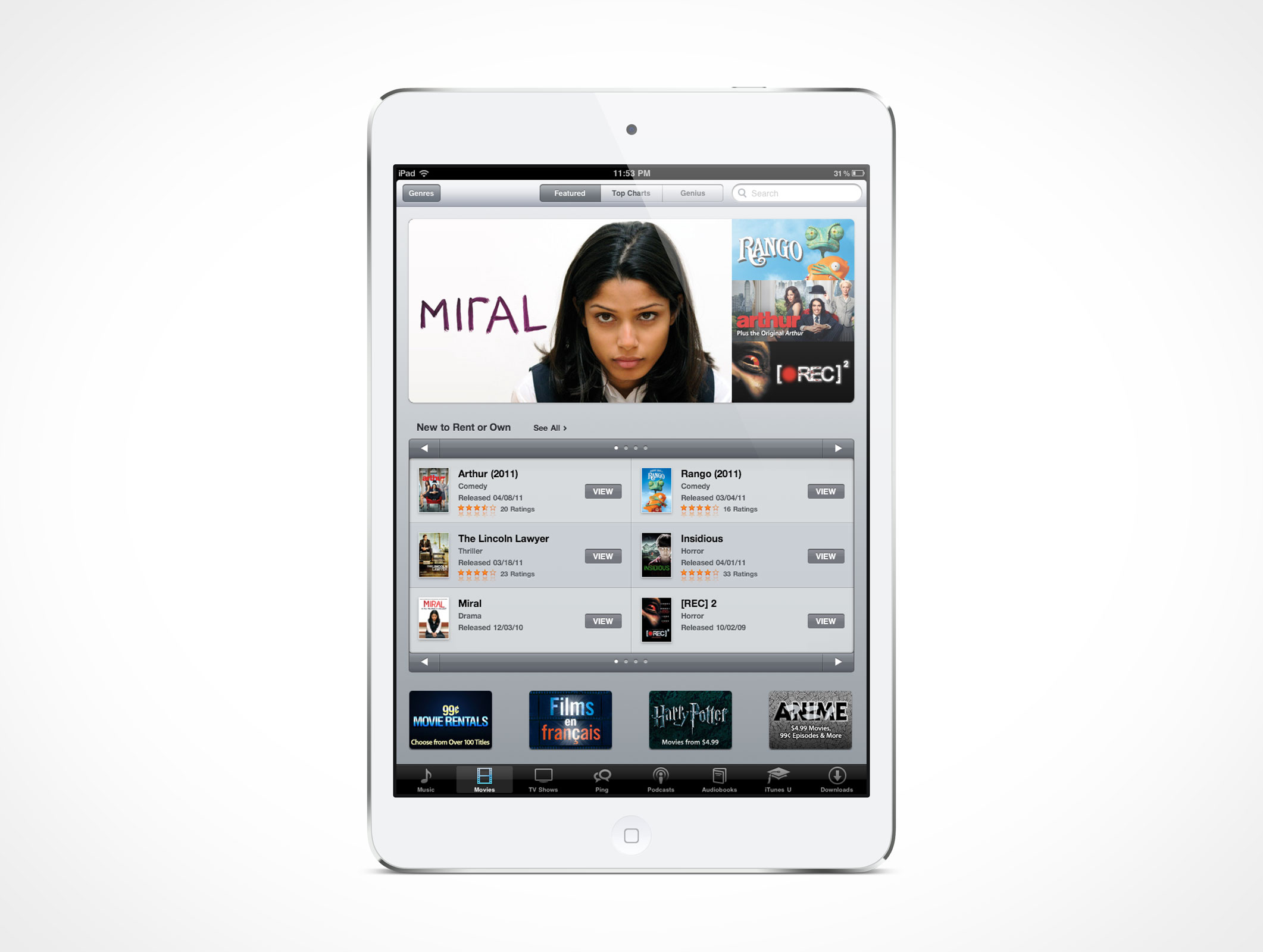 Standing iPad Mini Mockup 2r3