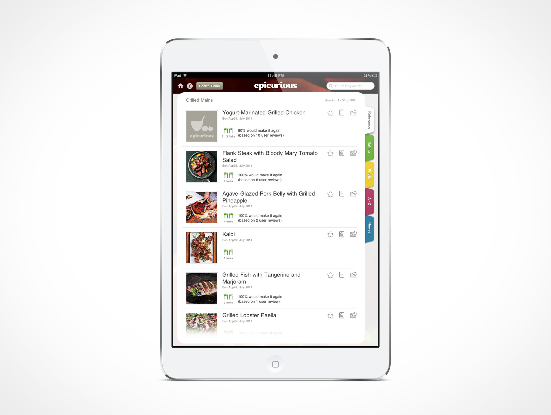 Standing iPad Mini Mockup 2r5