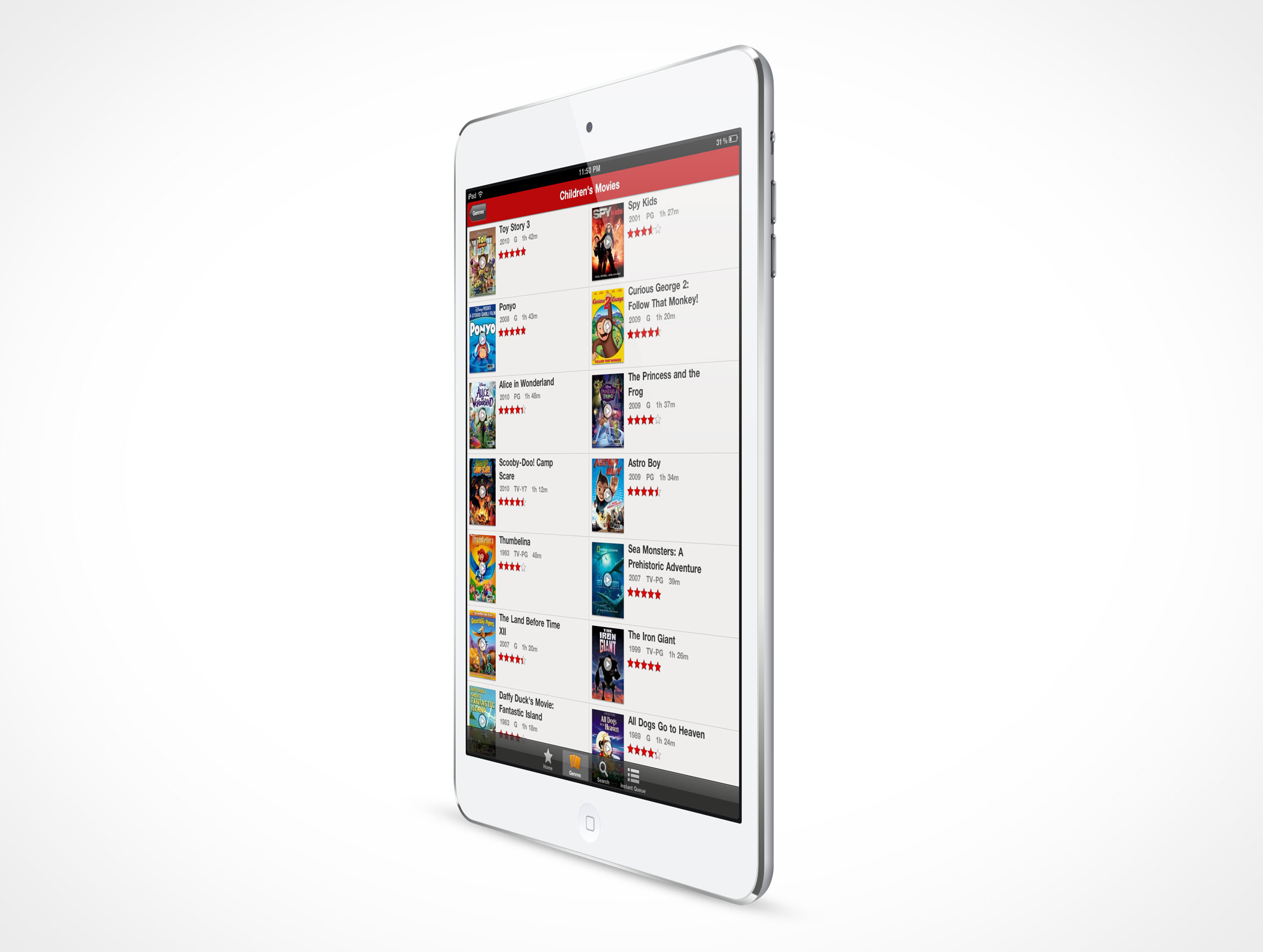 Standing iPad Mini Mockup 5r3