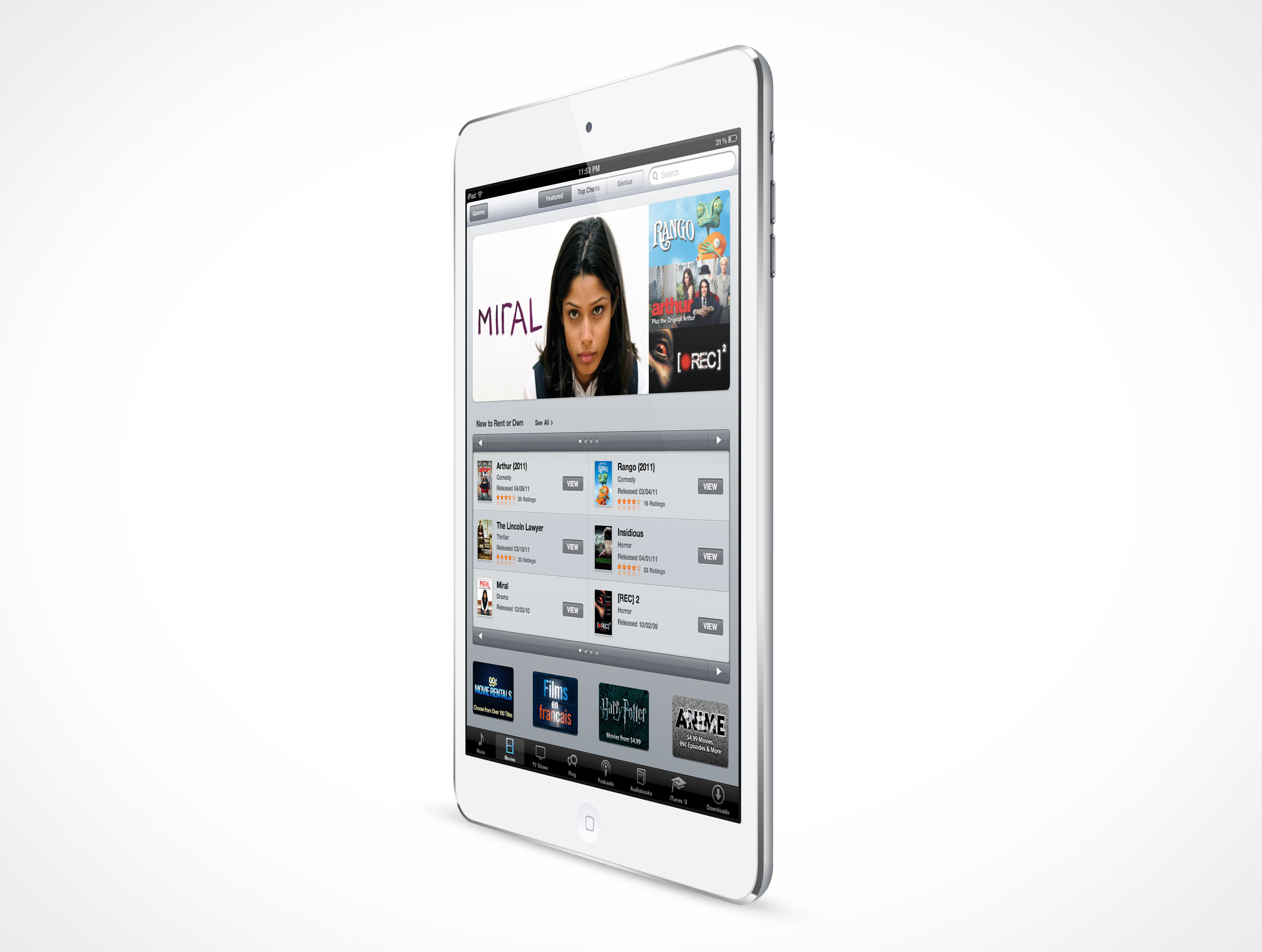 Standing iPad Mini Mockup 5r5
