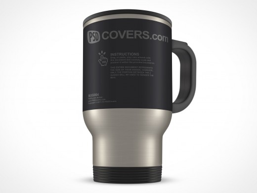 Stainless Steel Mug Mockup 4