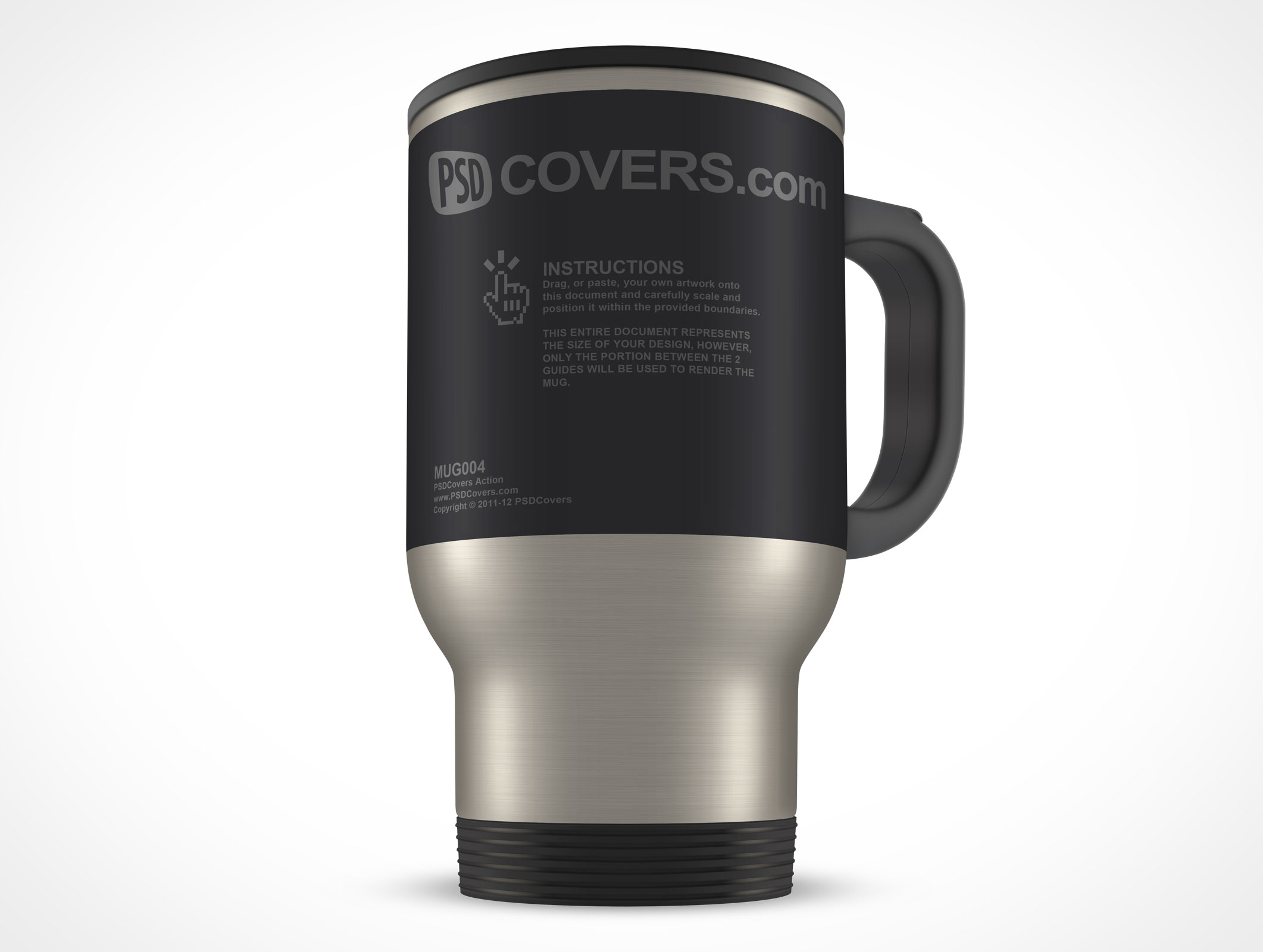 Stainless Steel Mug Mockup 4