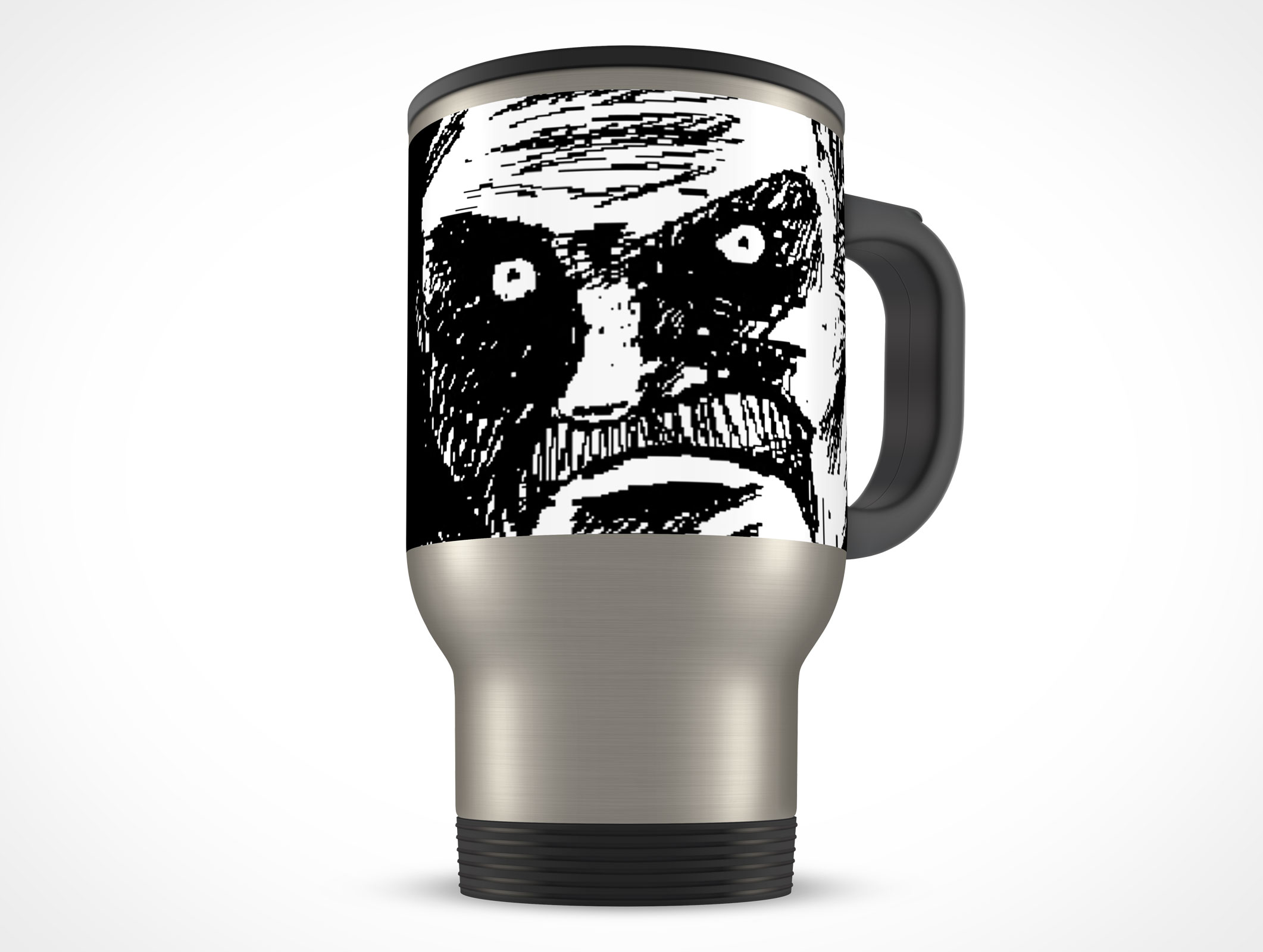 Stainless Steel Mug Mockup 4r3
