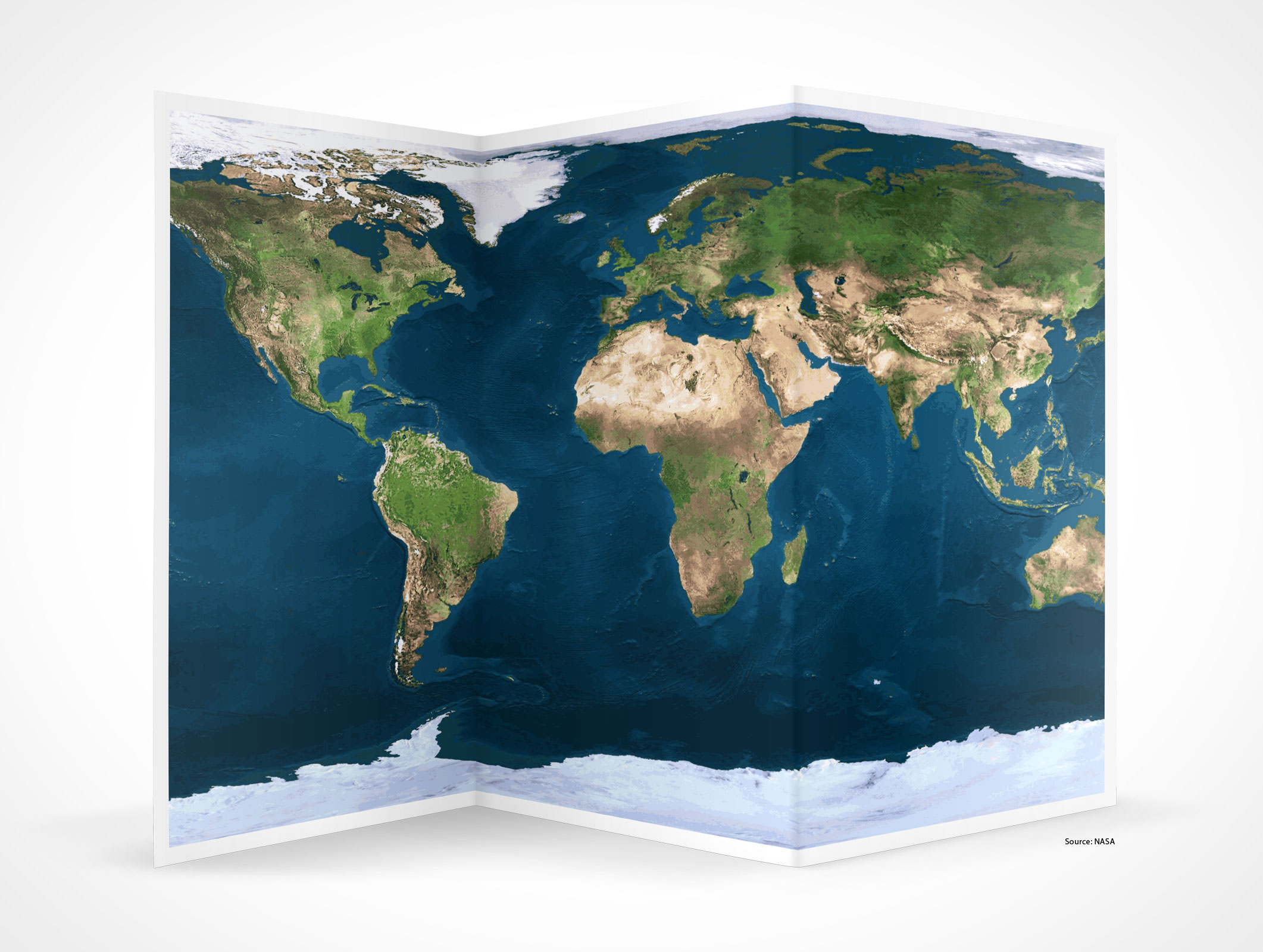 Tri-Fold Brochure Mockup 1r2
