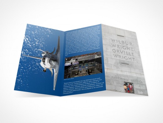 Tri-Fold Brochure Mockup 2r