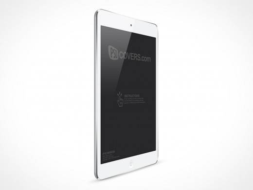 Standing iPad Mini Mockup 6