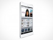 Standing iPad Mini Mockup 6r
