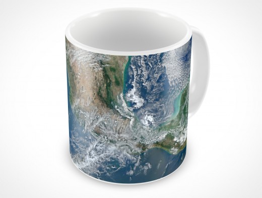 Ceramic Coffee Mug Mockup 5r